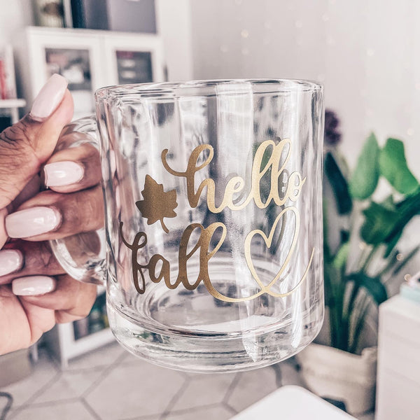 Glass Mug - Clear glass - Home All