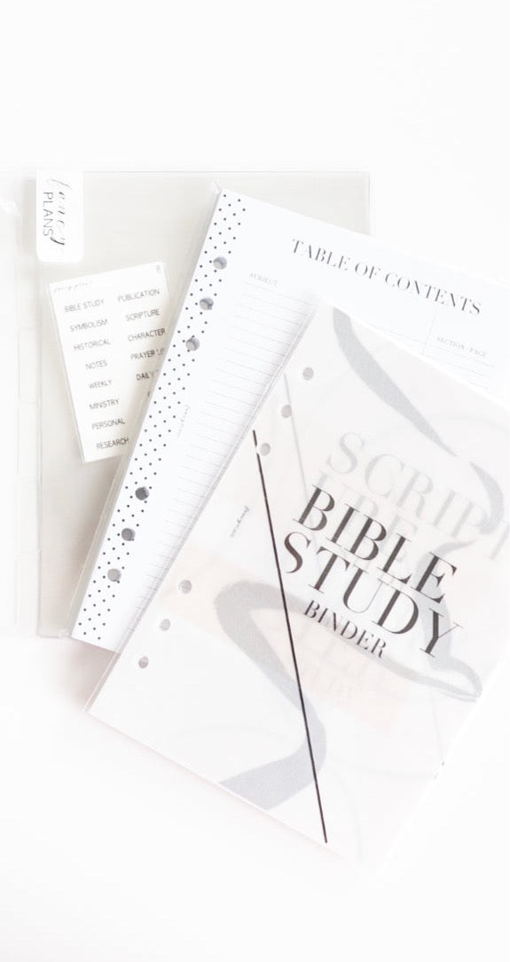 Bible Study Binder Bundle