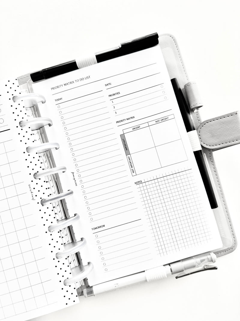 Priority Matrix To Do List