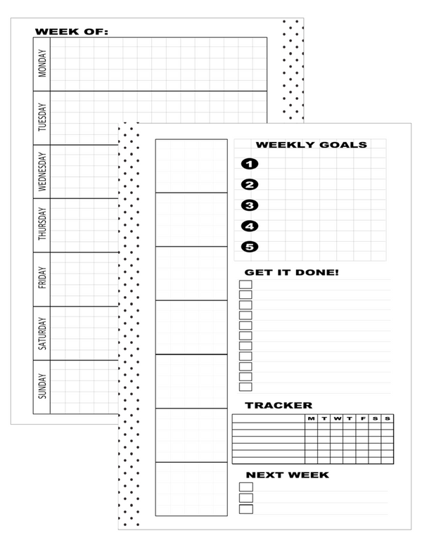 2025 Planner Stationery Box - Hobonichi Layout