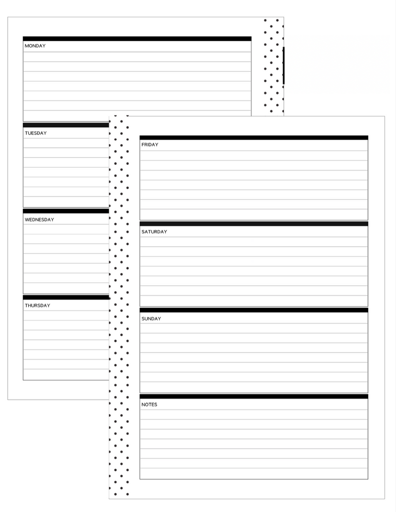 2025 Planner Stationery Box - Horizontal Layout