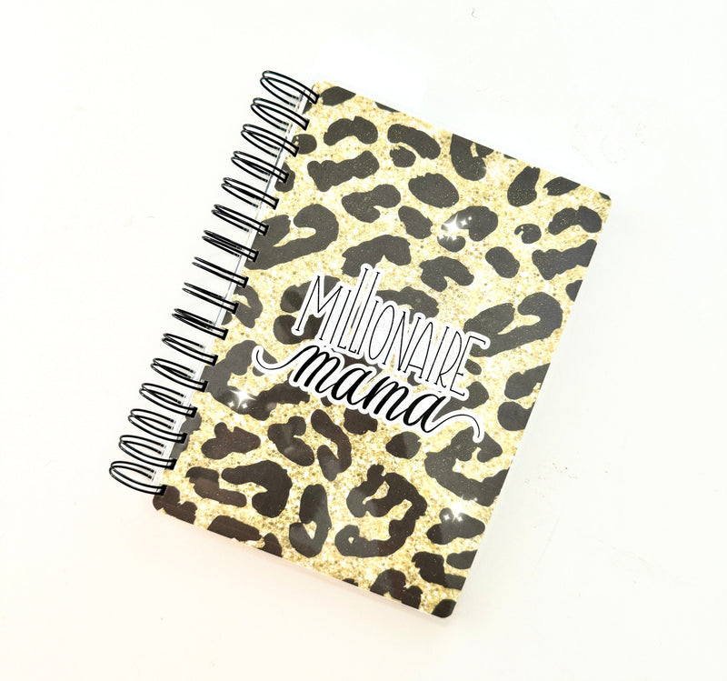 Budget Workbook Coiled Planner | Money Mindset Cheetah Print