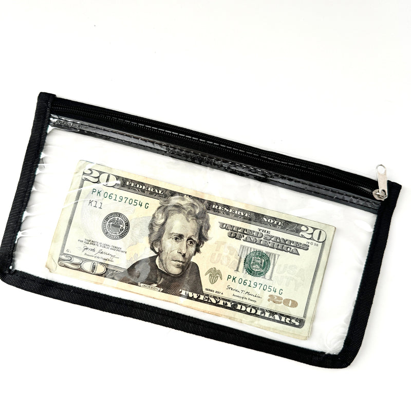 Clear Cash Pouch