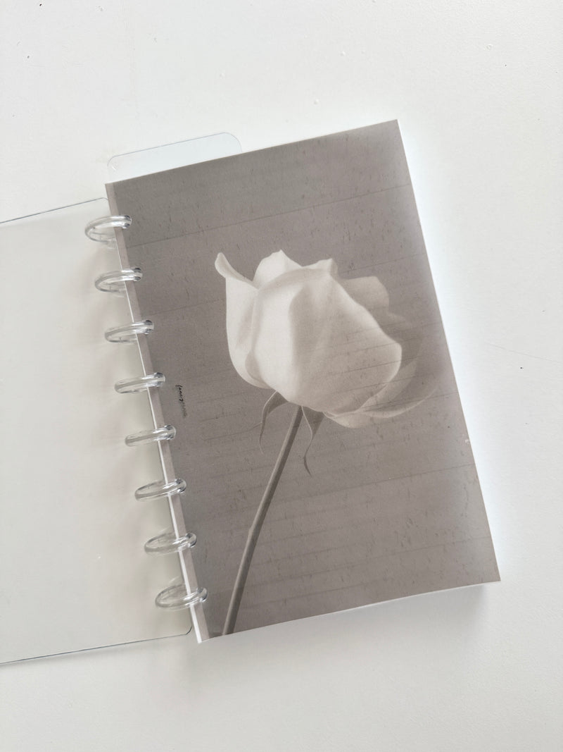 Discbound Notebook | Moody Aesthetic Flower