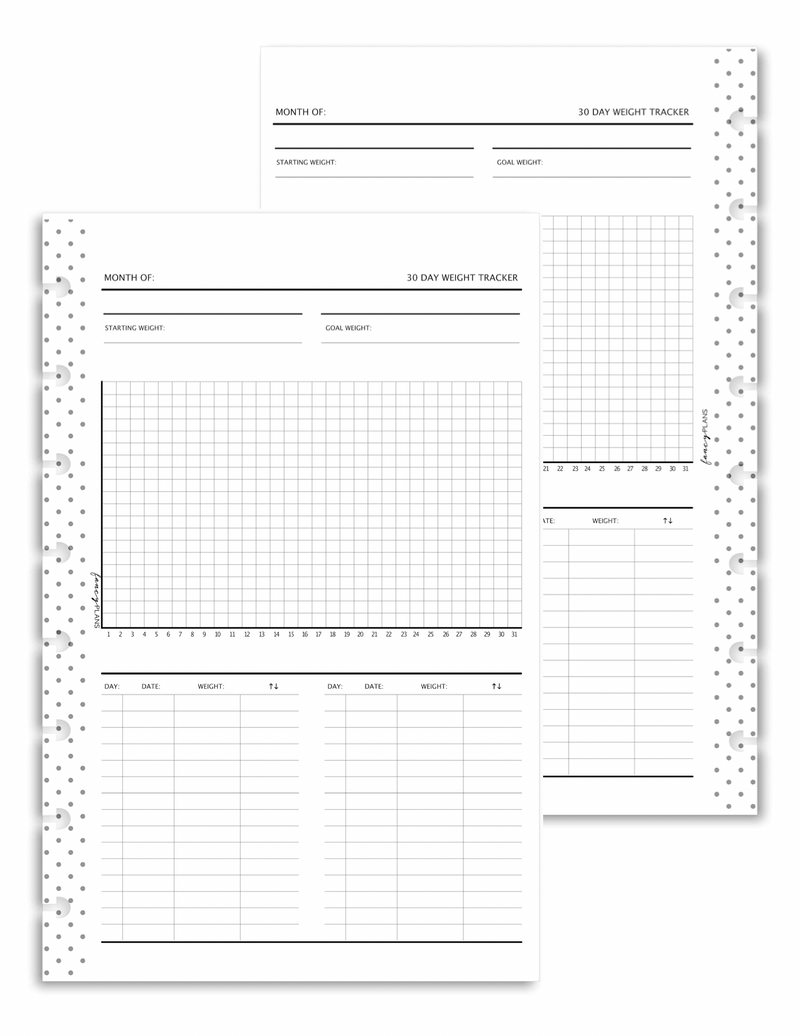 Weight Loss Tracker | Digital Download