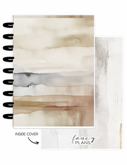 Cover Set of 2 MODERN ABSTRACT GOLD Watercolor