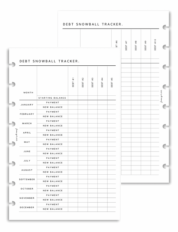 Debt Snowball Tracker