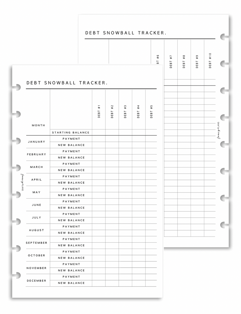 Debt Snowball Tracker