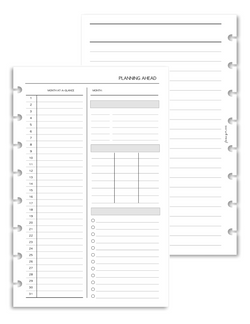 Planning Ahead | Blank Headers