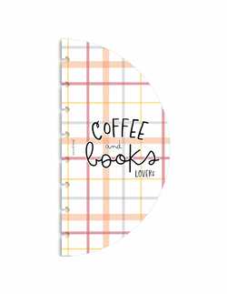 Book Lovers - Orange and Red Stripped | Semi-Circle Dashboard