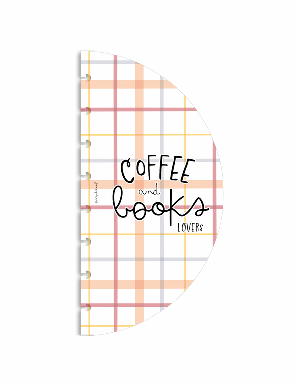 Book Lovers - Orange and Red Stripped | Semi-Circle Dashboard