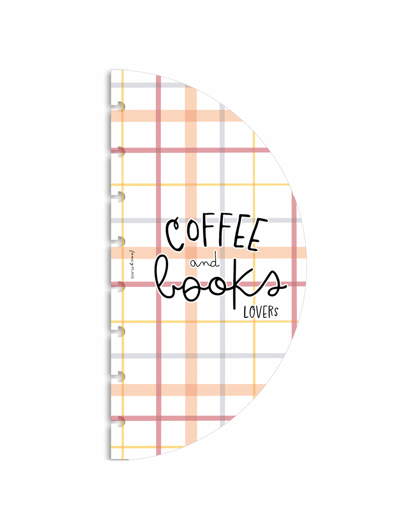 Book Lovers - Orange and Red Stripped | Semi-Circle Dashboard