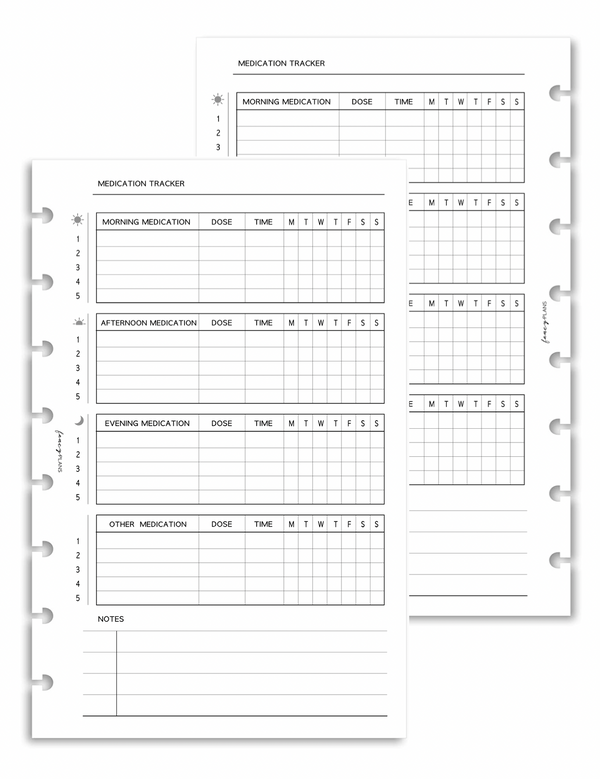 Weekly Medication Tracker