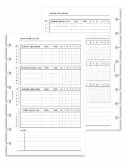 Weekly Medication Tracker | Digital Download