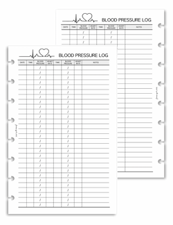 Blood Pressure Log | Digital Download