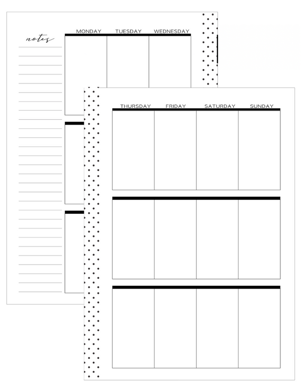 2025 Planner Stationery Box - Vertical Layout