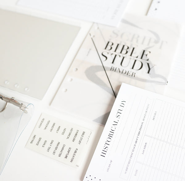 Bible Study Binder Bundle