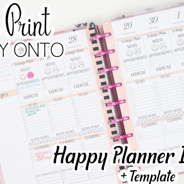 Classic Happy Planner Inserts, Happy Planner Inserts Printable