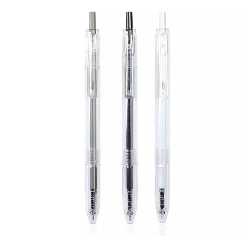 Muji Retractable Gel Ballpoint Pens (0.5mm) Unboxing and Review 